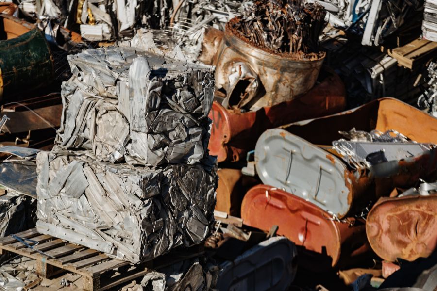 metal preparado para su reutilización o reciclaje